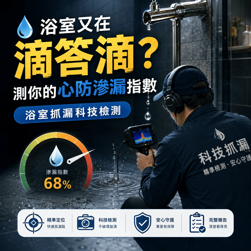 浴室抓漏